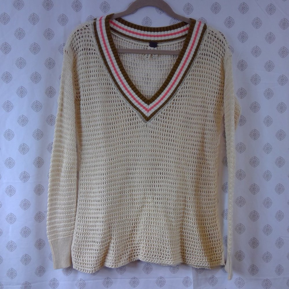 We The Free Waffle Knit Sweater EUC